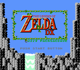 The Legend of Zelda DX Title Screen